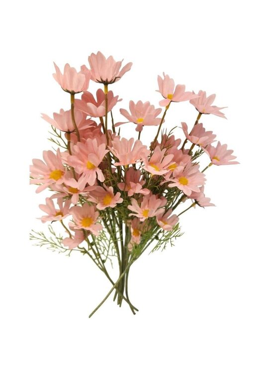 Flower Other - Blush Pink Faux Daisy Stem 20 Inch Artificial Wildflower Set of 6 Farmhouse Flor